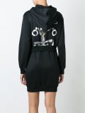skull print sweatshirt dress