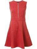 flared zip dress