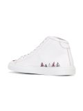 stitch detail hi-top sneakers
