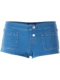 denim micro shorts