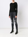 ribbed longsleeved T-shirt