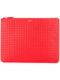 pocket zip clutch