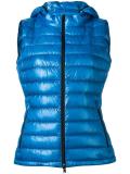 zipped hooded jacket