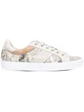 snakeskin effect sneakers