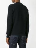 embroidered logo sweatshirt