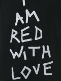 printed text T-shirt 