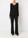v-neck blouse