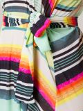 striped maxi dress