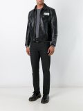 logo print jacket