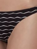striped bikini bottom