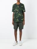 camouflage print T-shirt