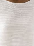 garter stitch puff sleeve top