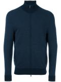 zipped cardigan