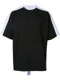 pinstripe back T-shirt