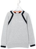 logo embroidered sweatshirt