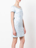 floral jacquard dress