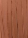pleated midi skirt