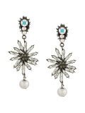 flower chandelier earrings 
