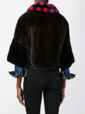 three-quarters sleeve cropped jacket