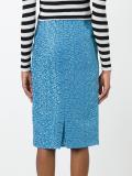 textured pencil skirt
