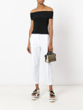 contrast tote bag 