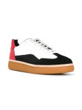 colour-blocked lace-up trainers