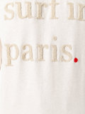 slogan front sweatshirt