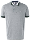 contrast polo shirt