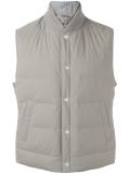 buttoned padded gilet