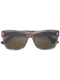 transparent square frame sunglasses