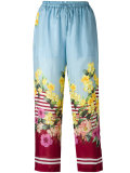 floral print trousers