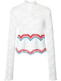 long sleeve crochet top