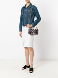 zip detail shoulder bag