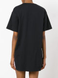branded comic print T-shirt dress