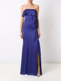 strapless gown