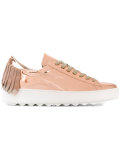 fringed sneakers 