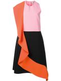 ruffle detail dress