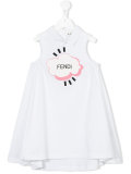 cloud print dress