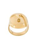 'Melina' oval mask ring
