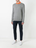 embroidered logo jumper 