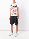 charcoal print T-shirt