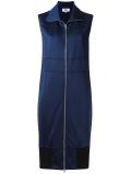 sleveless zip-up dress