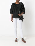 3/4 sleeve peasant blouse