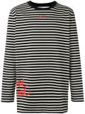 Mirror striped sweatshirt