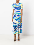 printed pleated skirt 