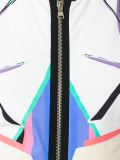 印花拉链连衣裙