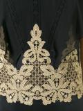 lace detail flared dress