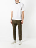 striped collar T-shirt