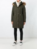 hooded parka coat