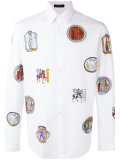 logo print shirt